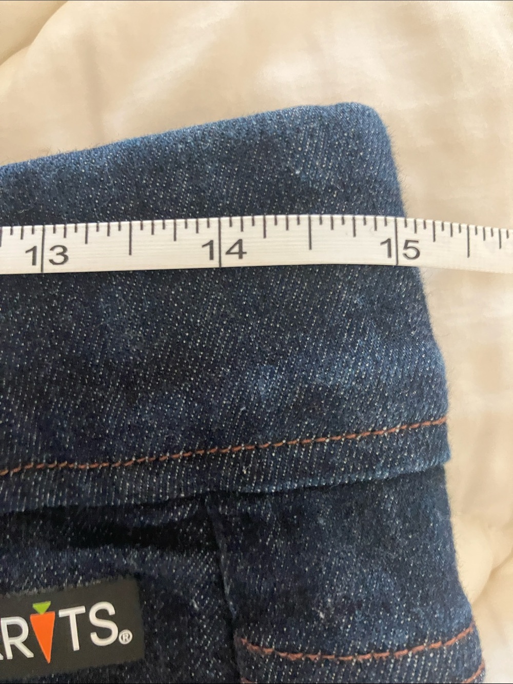 KERRITS Stretch Denim Knee Patch Riding Breech Size Medium NWOT - Picture 7 of 10
